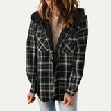 Teddy Bear - Plaid fleece jacket